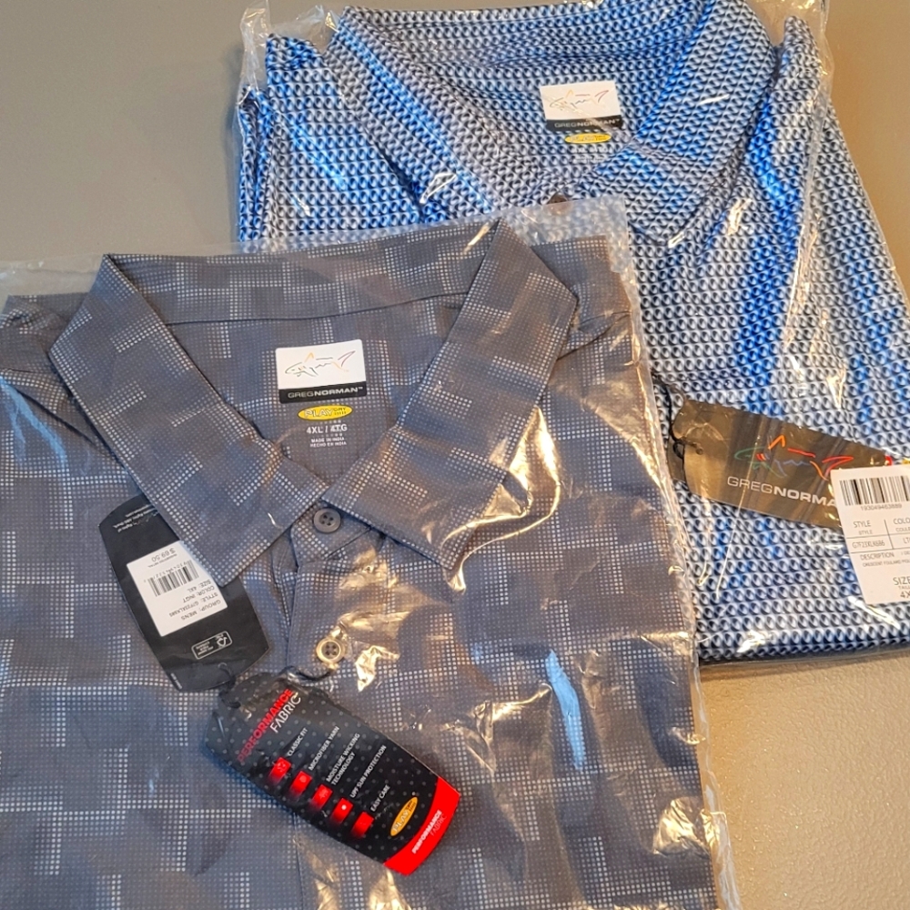 Greg Norman Big and Tall Golf Polos
